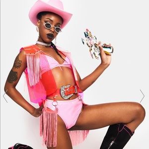 Cyber Sweet Cowgirl Halloween Costume Accessories Set